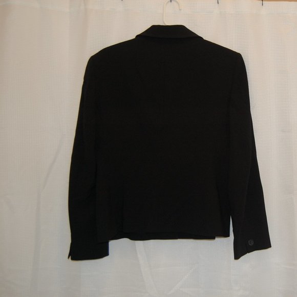 JONES NEW YORK Collection Black 6 Button Jacket Size 12 - Picture 5 of 7